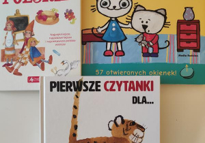 Książki Hani: Wiersze Polskie, Gdzie jest szczurek?, Pierwsze czytanki.